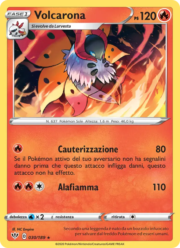 Volcarona card image