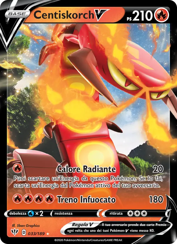 Centiskorch V card image
