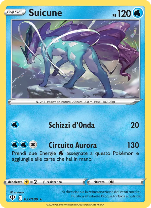 Suicune card image
