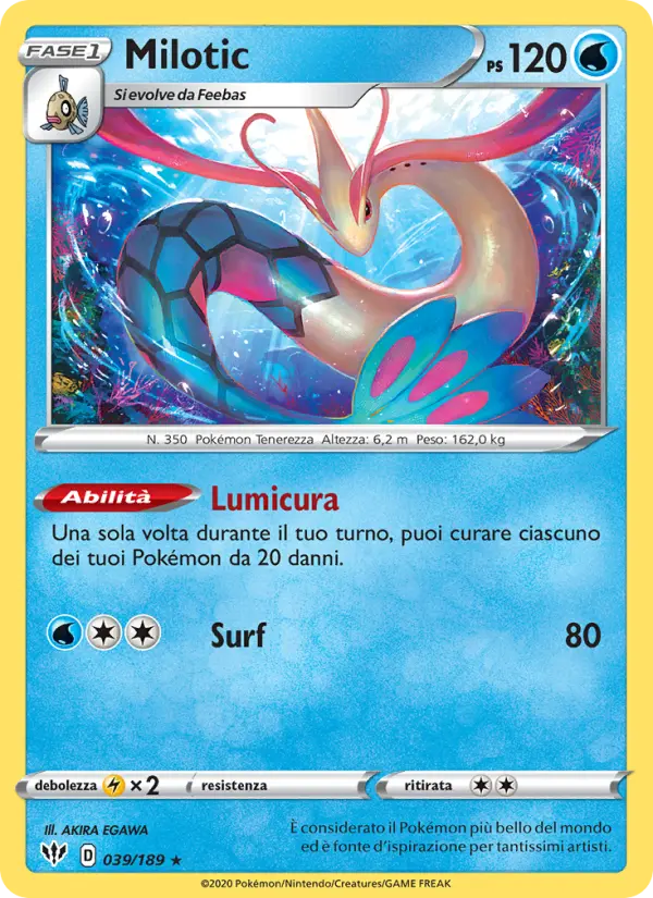 Milotic card image