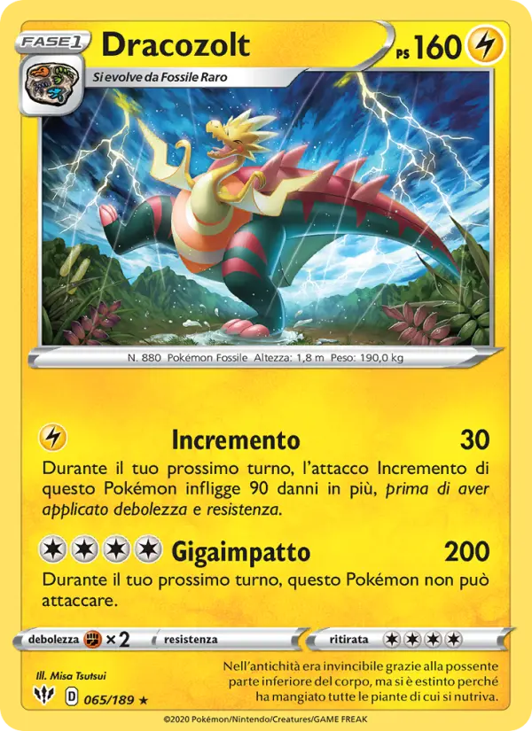 Dracozolt card image