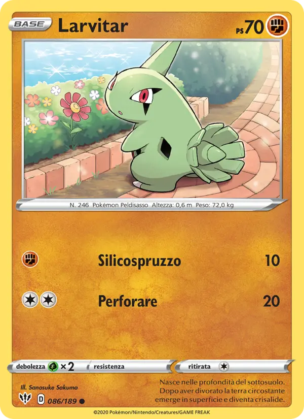 Larvitar card image