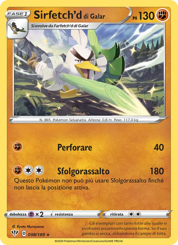 Sirfetch'd di Galar card image