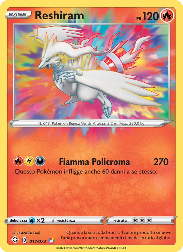 Reshiram card image