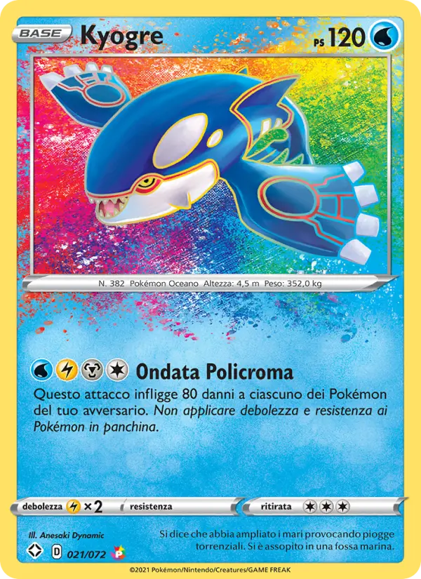 Kyogre card image