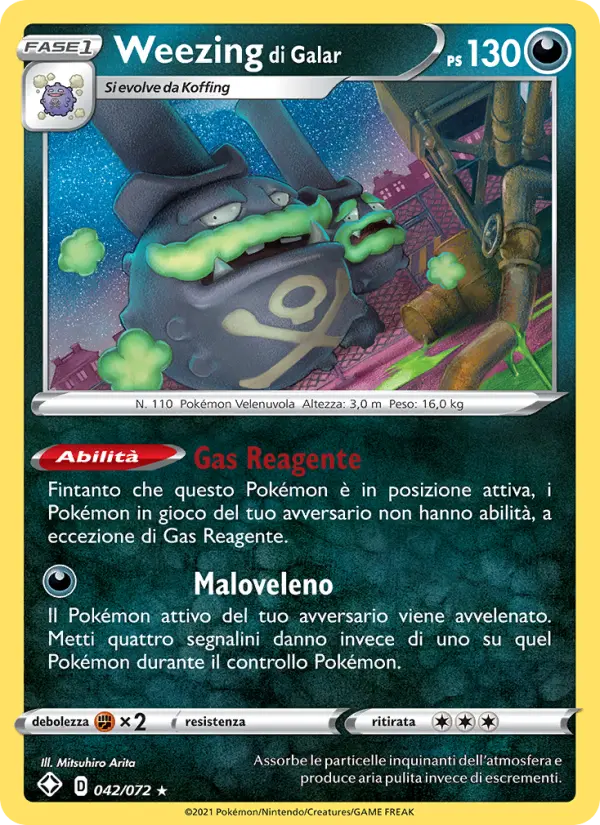 Weezing di Galar card image