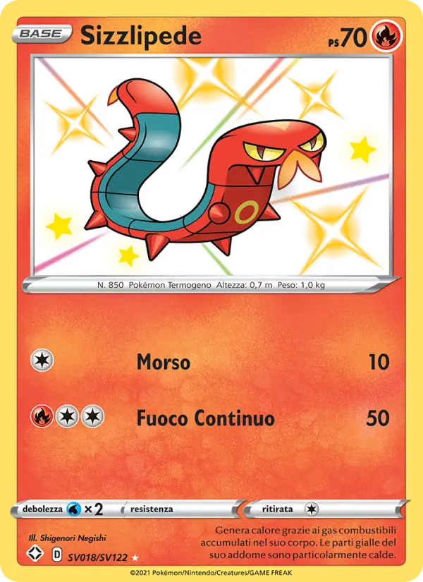 Sizzlipede card image