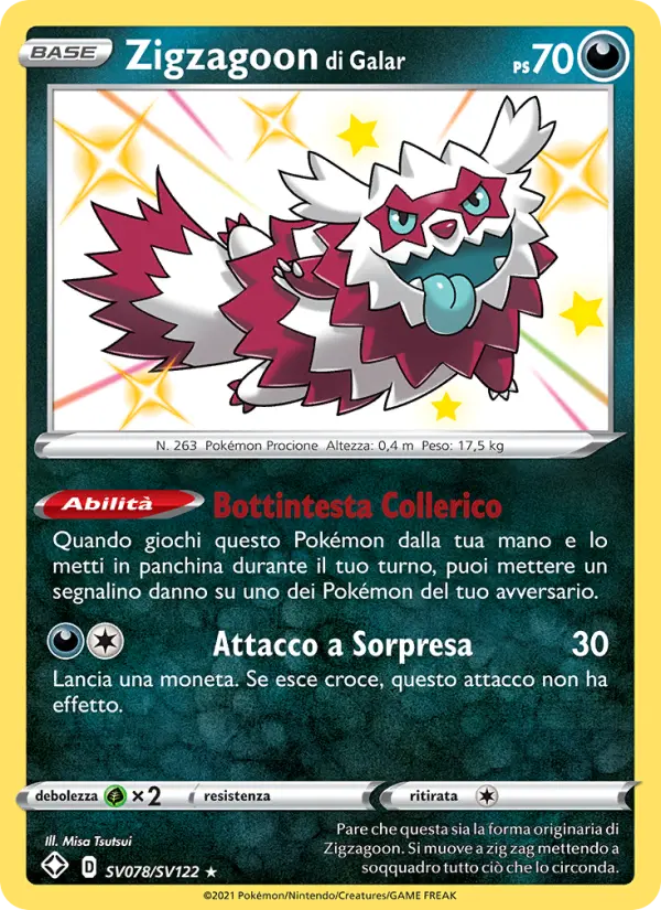Zigzagoon di Galar card image