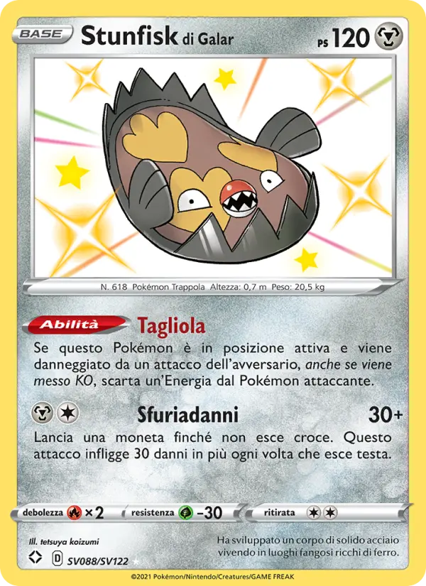 Stunfisk di Galar card image