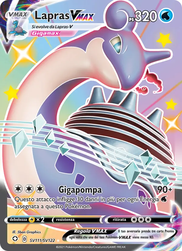 Lapras VMAX card image