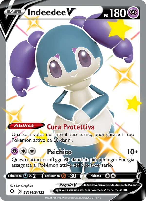 Indeedee V card image