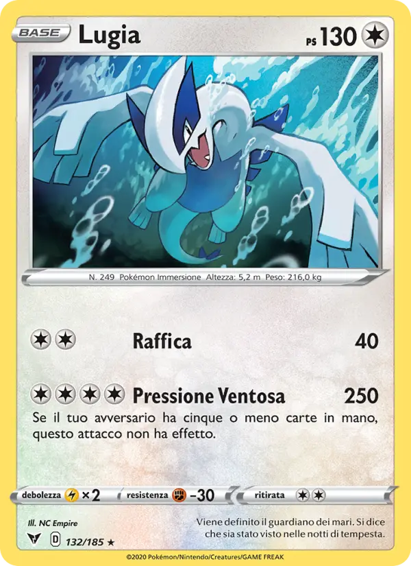 Lugia card image