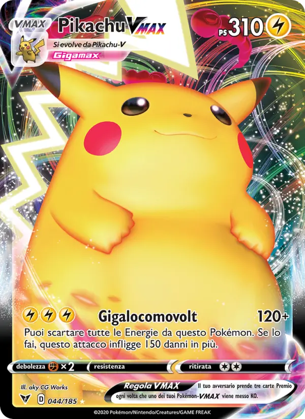 Pikachu VMAX card image