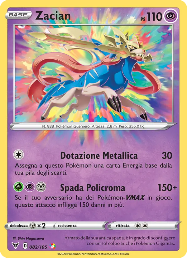 Zacian card image