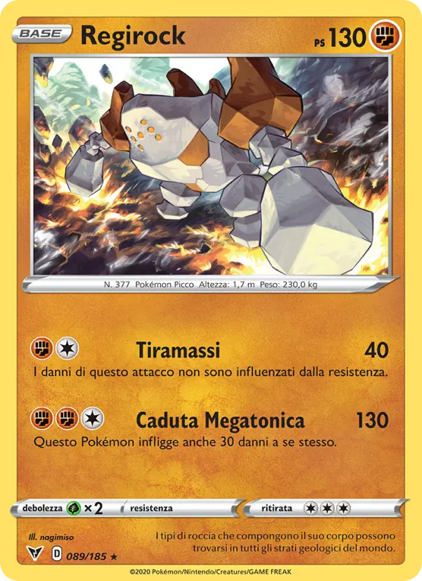 Regirock card image