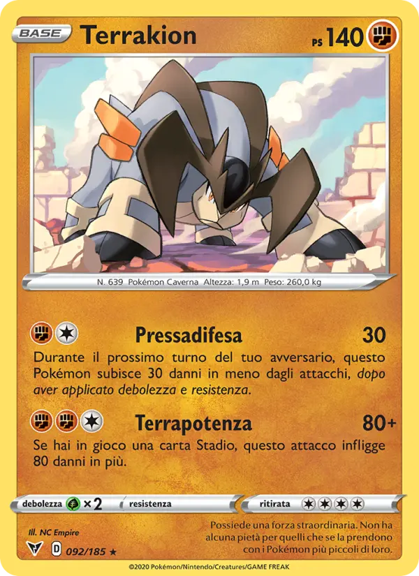 Terrakion card image