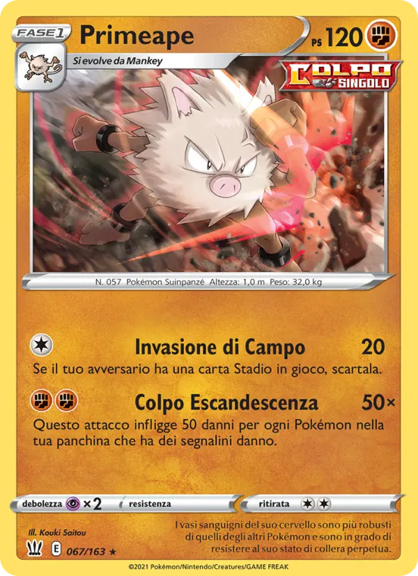 Primeape card image