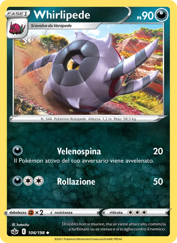 Whirlipede card image