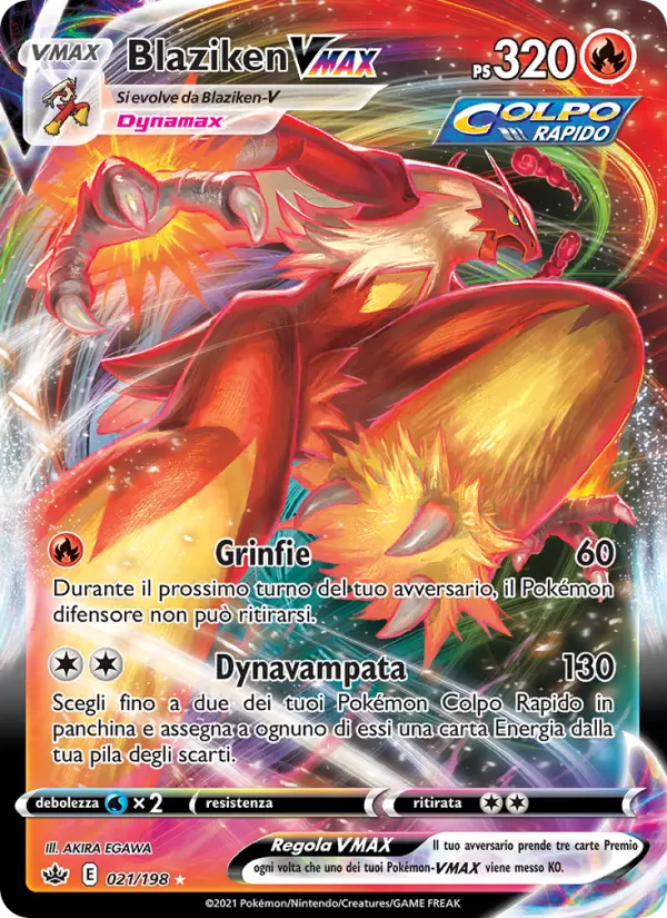 Blaziken VMAX card image