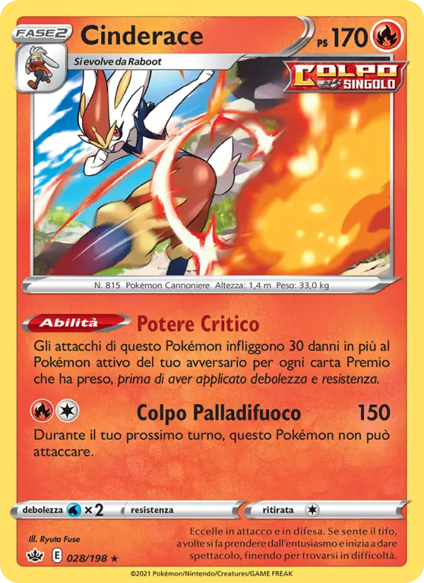Cinderace card image