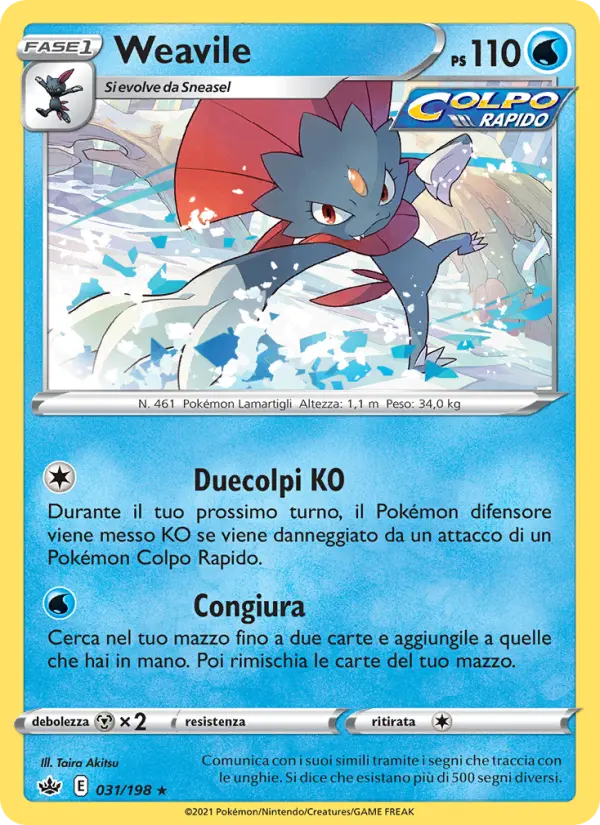 Weavile card image