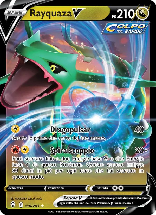 Rayquaza V card image