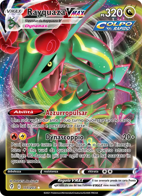 Rayquaza VMAX card image