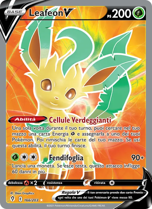 Leafeon V card image