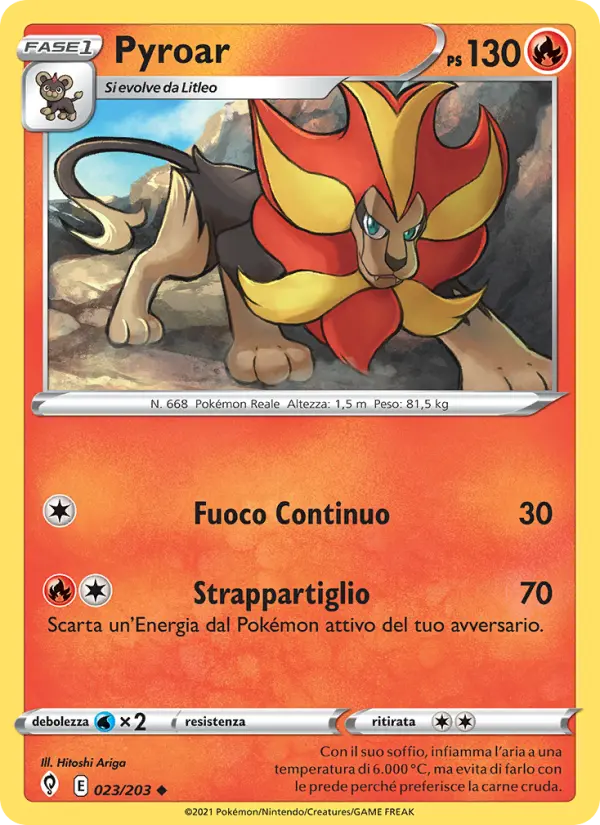 Pyroar card image