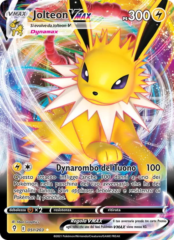 Jolteon VMAX card image