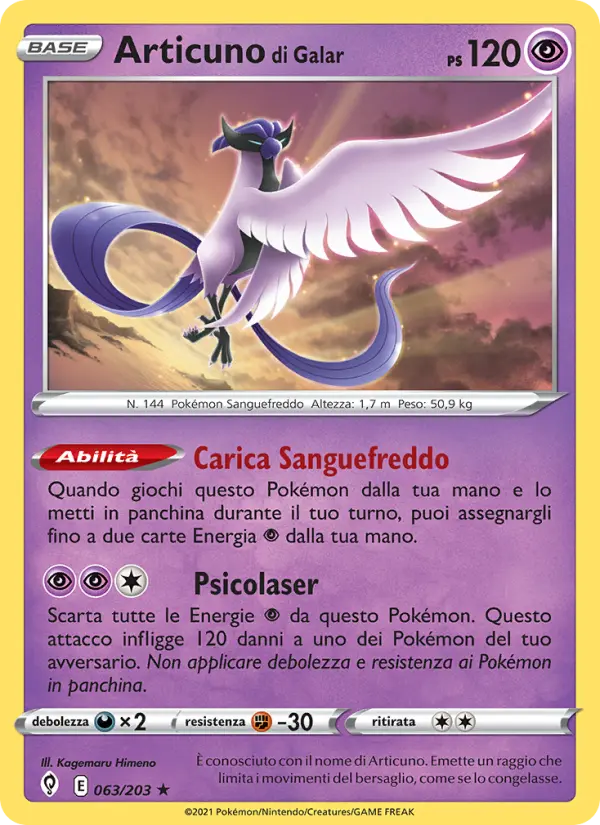 Articuno di Galar card image