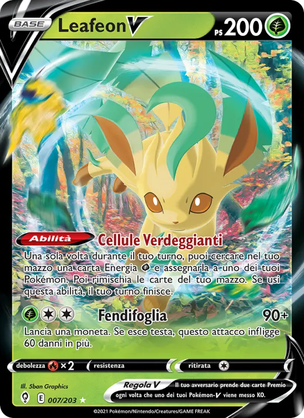 Leafeon V card image