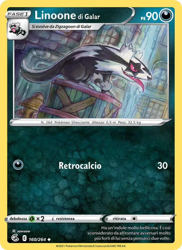 Linoone di Galar card image