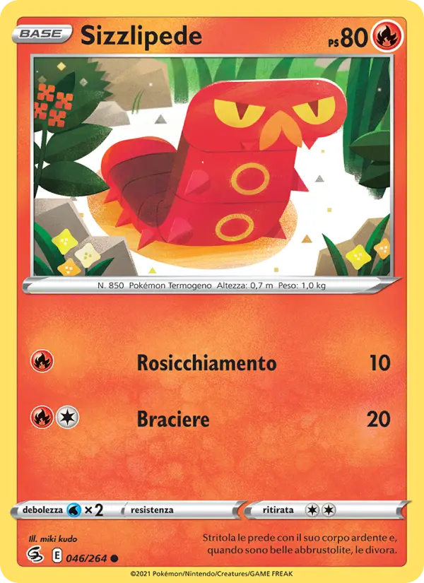 Sizzlipede card image