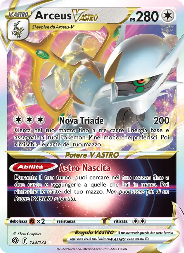 Arceus V ASTRO card image