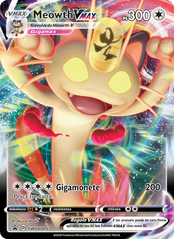 Meowth VMAX card image