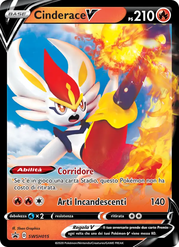 Cinderace V card image