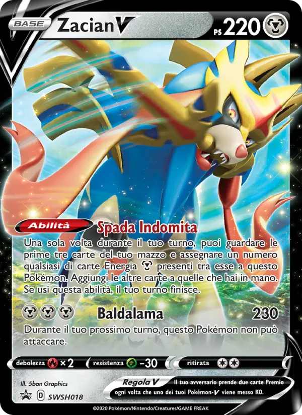 Zacian V card image