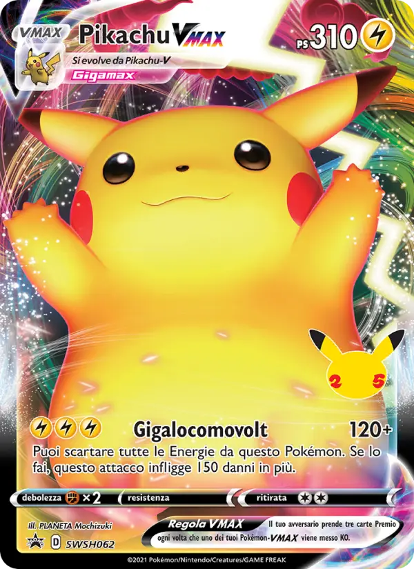 Pikachu VMAX card image