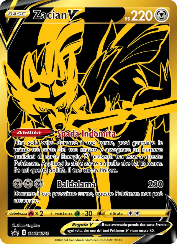 Zacian V card image