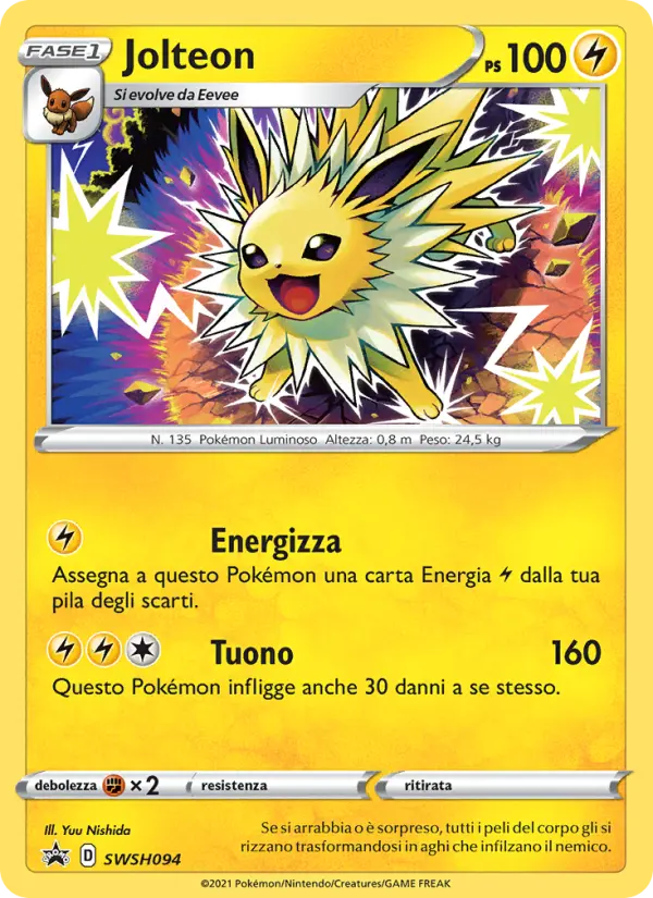 Jolteon card image