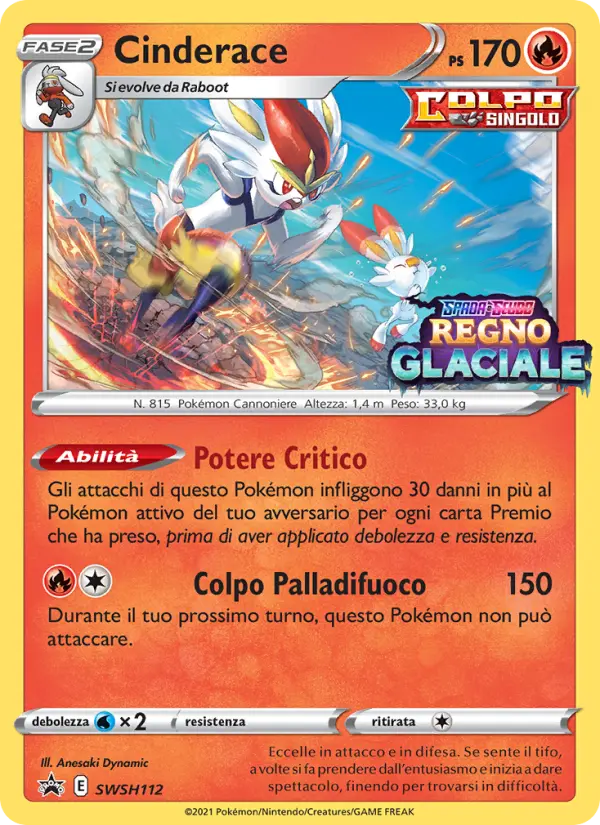 Cinderace card image