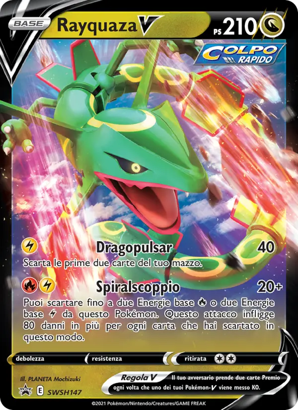 Rayquaza V card image