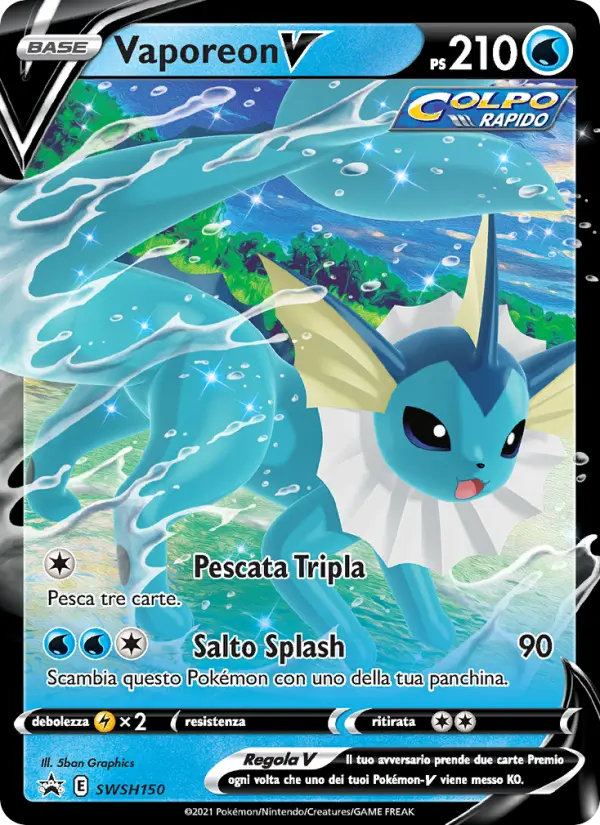 Vaporeon V card image