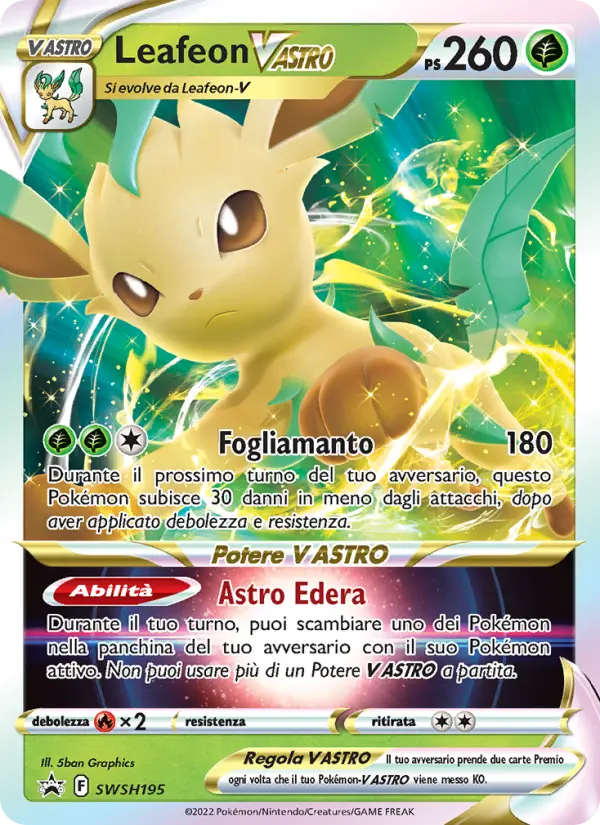 Leafeon V ASTRO card image