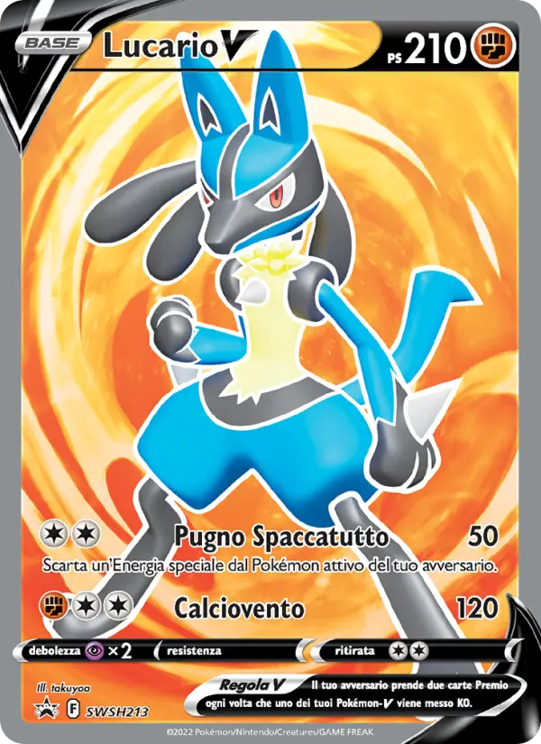 Lucario V card image