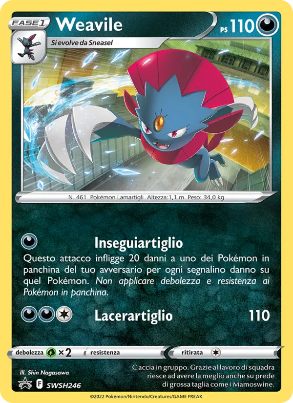 Weavile card image