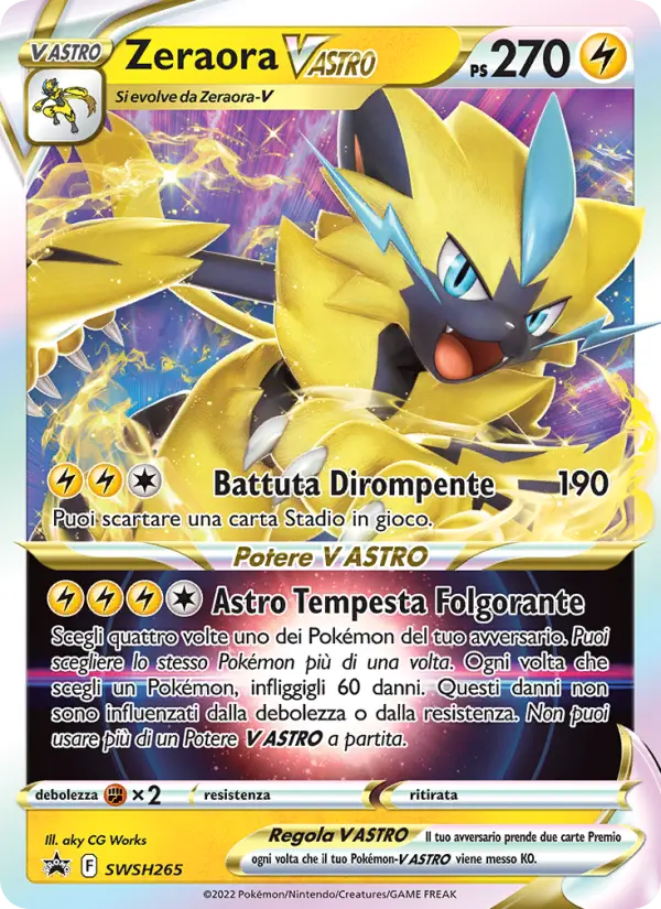 Zeraora V ASTRO card image