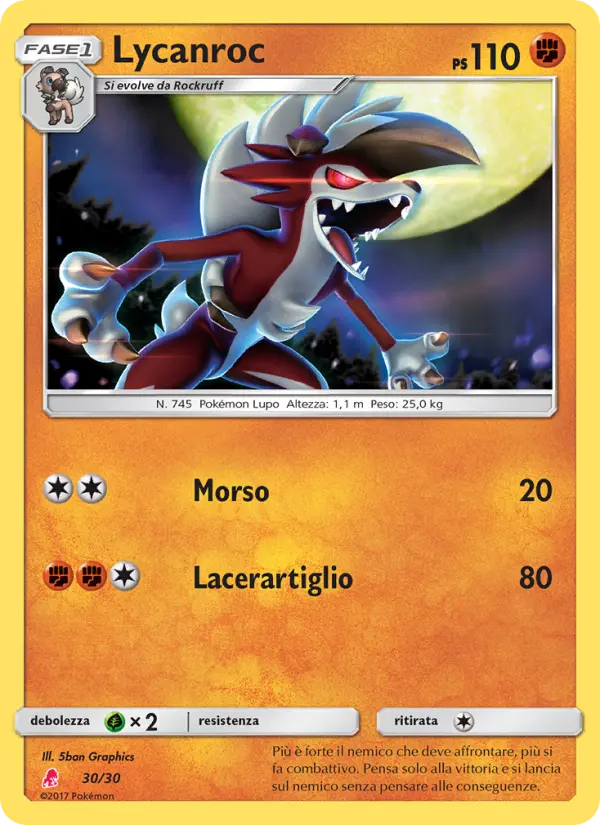 Lycanroc card image