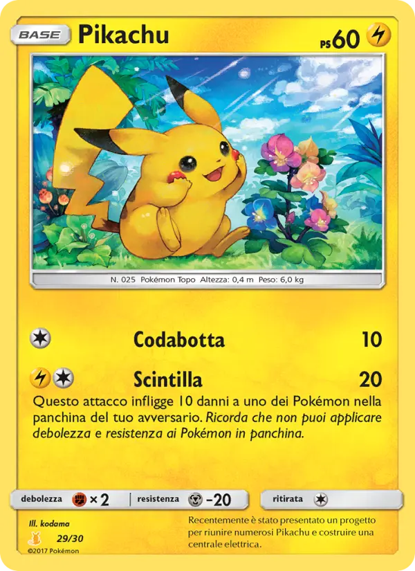 Pikachu card image